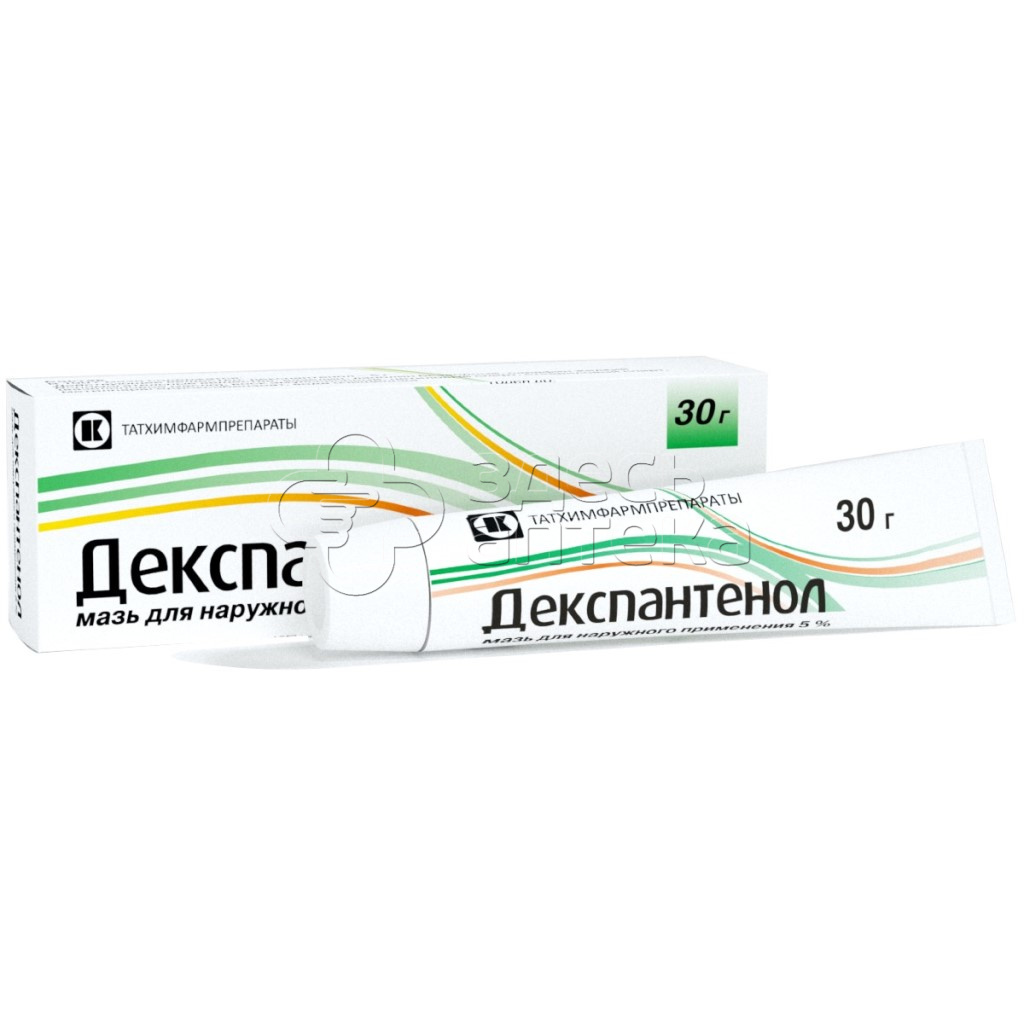 Декспантенол мазь 5%, 30г купить в г. Анапа, цена от 134.00 руб. 19 аптек в  г. Анапа - ЗдесьАптека.ру