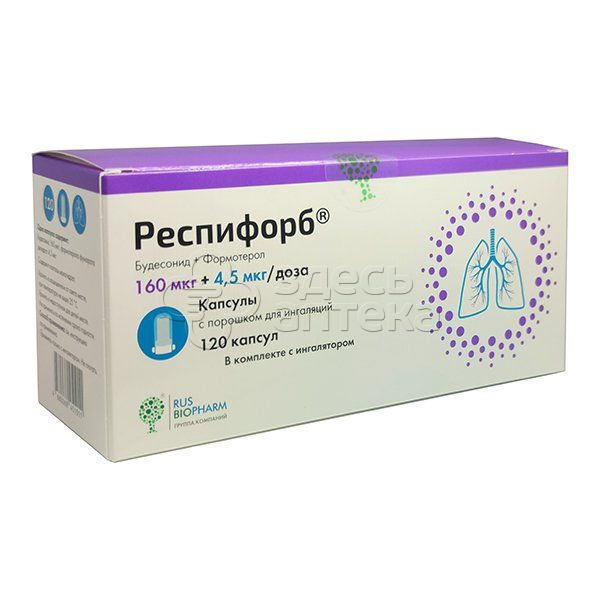 Респифорд комби. Респифорб Комби 160+4.5. Респифорб Комби капс для ингал набор 12/400мкг 60+60. Респифорб Комби, капс с пор д/инг набор 12мкг/200мкг №60+60. Респифорб Комби 400/12 капсулы.