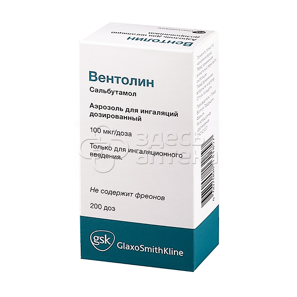 Вентолин аэр 100мкг/доза 200дз 10мл купить в г. Калуга, цена от 122.00 руб.  37 аптек в г. Калуга - ЗдесьАптека.ру