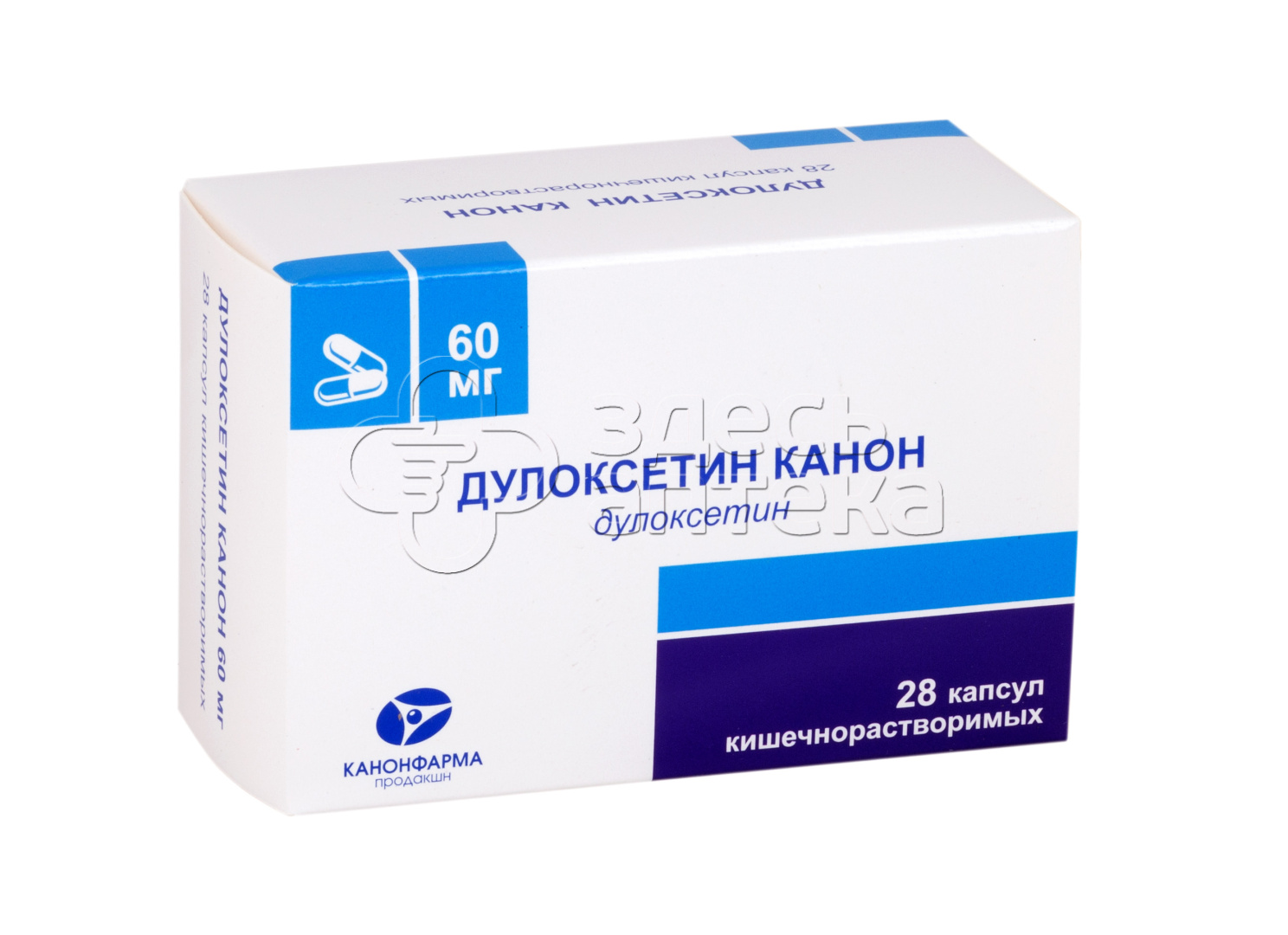 Дулоксетин Канон 28 капсул 60 мг купить в г. Тула, цена от 2457.00 руб. 98  аптек в г. Тула - ЗдесьАптека.ру