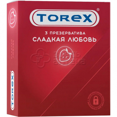 Презервативы Torex сладкая любовь N3