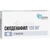 Силденафил 2 таблетки 100 мг