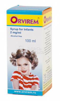Орвирем Сироп для детей 2 мг/мл, 100мл