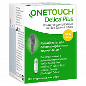 Ланцеты One Touch Delica Plus, 100шт
