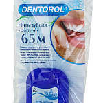 Dentorol Денторол Зубная нить мятная вощеная, 65м