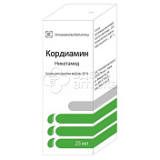 Кордиамин капли 25%  25мл