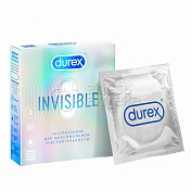 Презервативы Дюрекс Invisible (ультратонкие), 3 шт