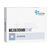 Мелатонин 3 мг, 30 таблеток 