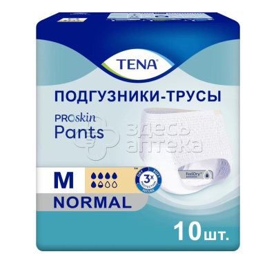 Подгузники-трусы Tena Pants д/взр. normal M N10