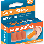 Беруши пенные Soundblock Super Sleep N4