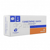 Глимепирид Канон 4 мг, 30 таблеток