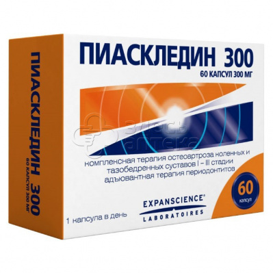 Пиаскледин 300 300 мг капсулы, 60 шт