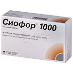 Сиофор 1000 табл. 1000мг N60