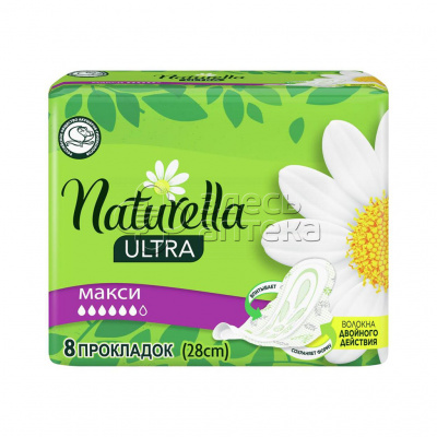 Натурелла Прокладки Camomile Ultra Maxi Ультра макси, 8шт