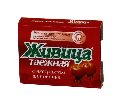 Живица таежная жев. резинка Шиповник N5