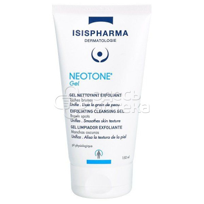 Исис Фарма NEOTONE Gel Очищающий отшелушивающий гель для лица туба, 150мл