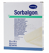 Повязка Sorbalgon из волокон кальция-альгината 10х10см(999595) N10