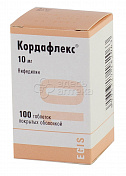 Кордафлекс табл. 10мг N100