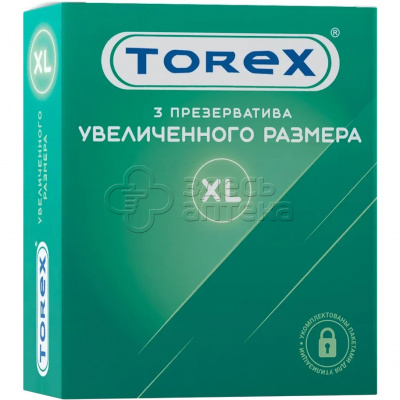 Презервативы увеличенного размера TOREX №3