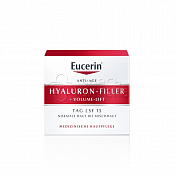 Eucerin Эуцерин Hyaluron-Filler+Volume-Lift Крем для дневного ухода за Нормальной и Комбинированной кожей с SPF 15+UVA, 50мл