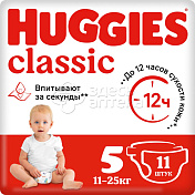 Подгузники д/детей Huggies Classic 11-25кг N11