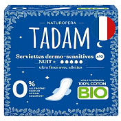 Прокладки гигиенические TADAM Towels Dermo-Sensitive Ultra Noche, 10 шт