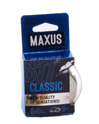 Презервативы Maxus Classic п/к N3