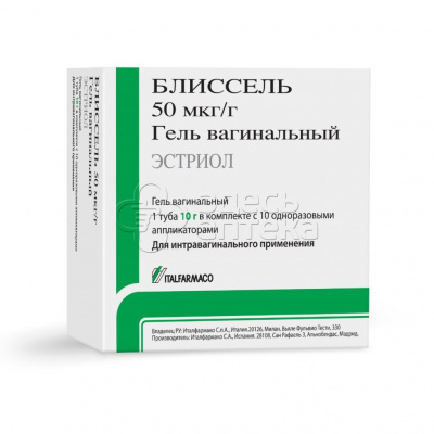 Блиссель гель вагинальный 50мкг/г 10г