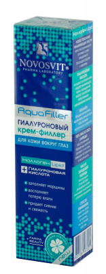 Novosvit Новосвит Крем-филлер гиалуроновый для кожи вокруг глаз, 20мл