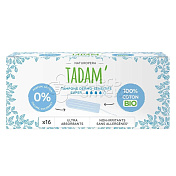 Тампоны TADAM Tampons Dermo-Sensitive 100% organic cotton Super, 16 шт