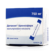 Депакин Хроносфера гран.пролонг. высвобожд. 750мг N30