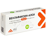 Венлафаксин - Алси 75 мг таблетки, 30 шт