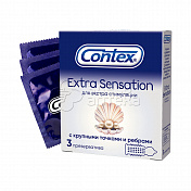 Презервативы Контекс Extra sensation, 3 шт