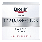 Eucerin Эуцерин Hyaluron-Filler Крем для дневного ухода за сухой чувствительной кожей SPF15, 50мл