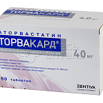 Торвакард табл. 40мг N90