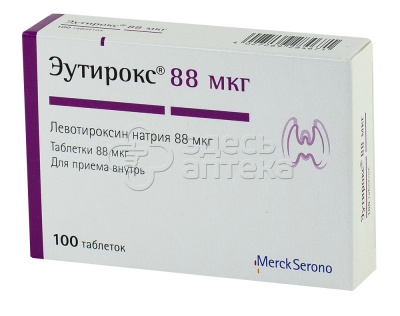 Эутирокс табл. 88мкг N100