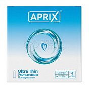 Презервативы АПРИКС ULTRA THIN (ультратонкие), 3 шт