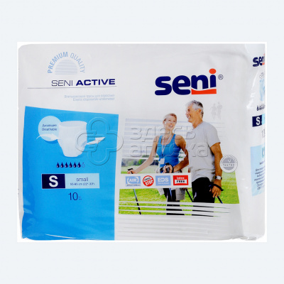 Трусы впитывающие Seni active air р.S N10