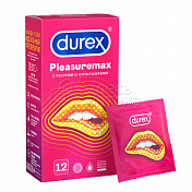 Презервативы Дюрекс Pleasuremax, 12 шт