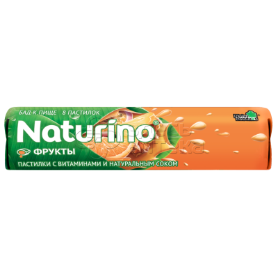 Пастилки Naturino с вит и соком фруктов 36,4г