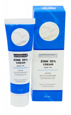 Крем для тела Cream Zink 10% Консумед, 50 мл