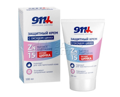 911 Professional Sanitizing крем защит для кожи (с оксидом цинка) 100 мл