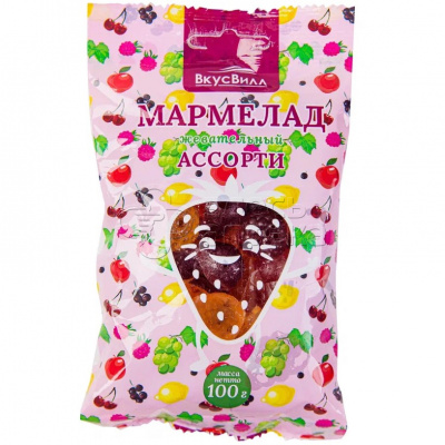 ВкусВилл Мармелад жевательный Ассорти 100г