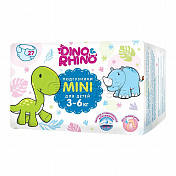 Dino and Rhino Подгузники MINI  для детей 3-6кг, 27 шт.