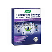 В-комплекс Эвалар легкодоступные витамины табл, 20 шт