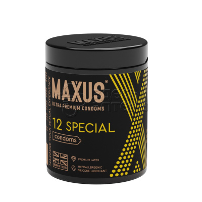 Презервативы MAXUS точечно-ребристые Special, 12 шт