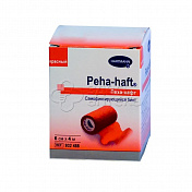 Бинт эластичный Peha-haft когезивный фиксирующий 6см х 4м красный (932488)
