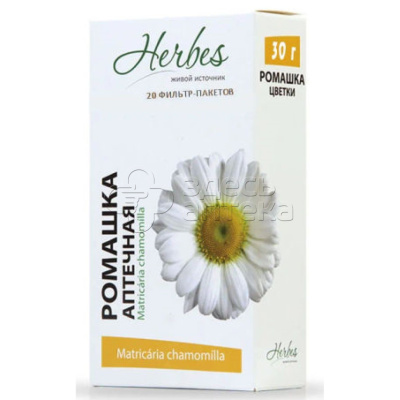 Ромашка цветки 20ф/п х 1,5г 30 гр. (Herbes)