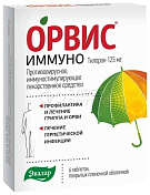 Орвис Иммуно 125мг покрытые пленочной оболочкой таблетки, 6 шт