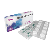 Парацетамол табл. 500мг N20 (Фармстандарт)